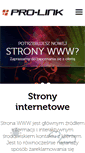 Mobile Screenshot of pro-link.pl